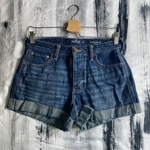 Hollister High Rise Denim Boyfriend Short